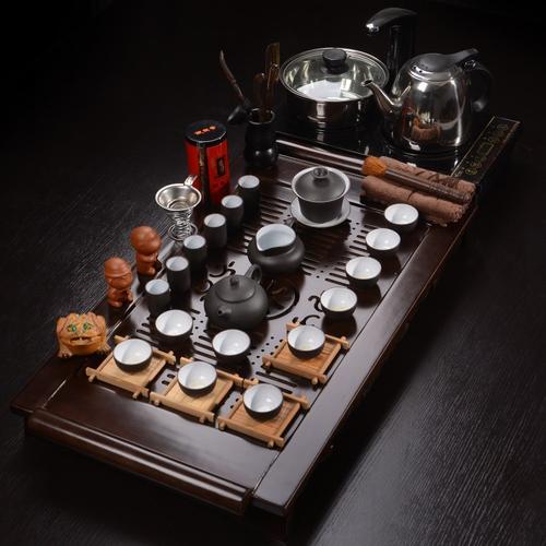 廠家直銷 精品佳昌汝窯茶具 整套功夫茶具 正品開片汝瓷茶具